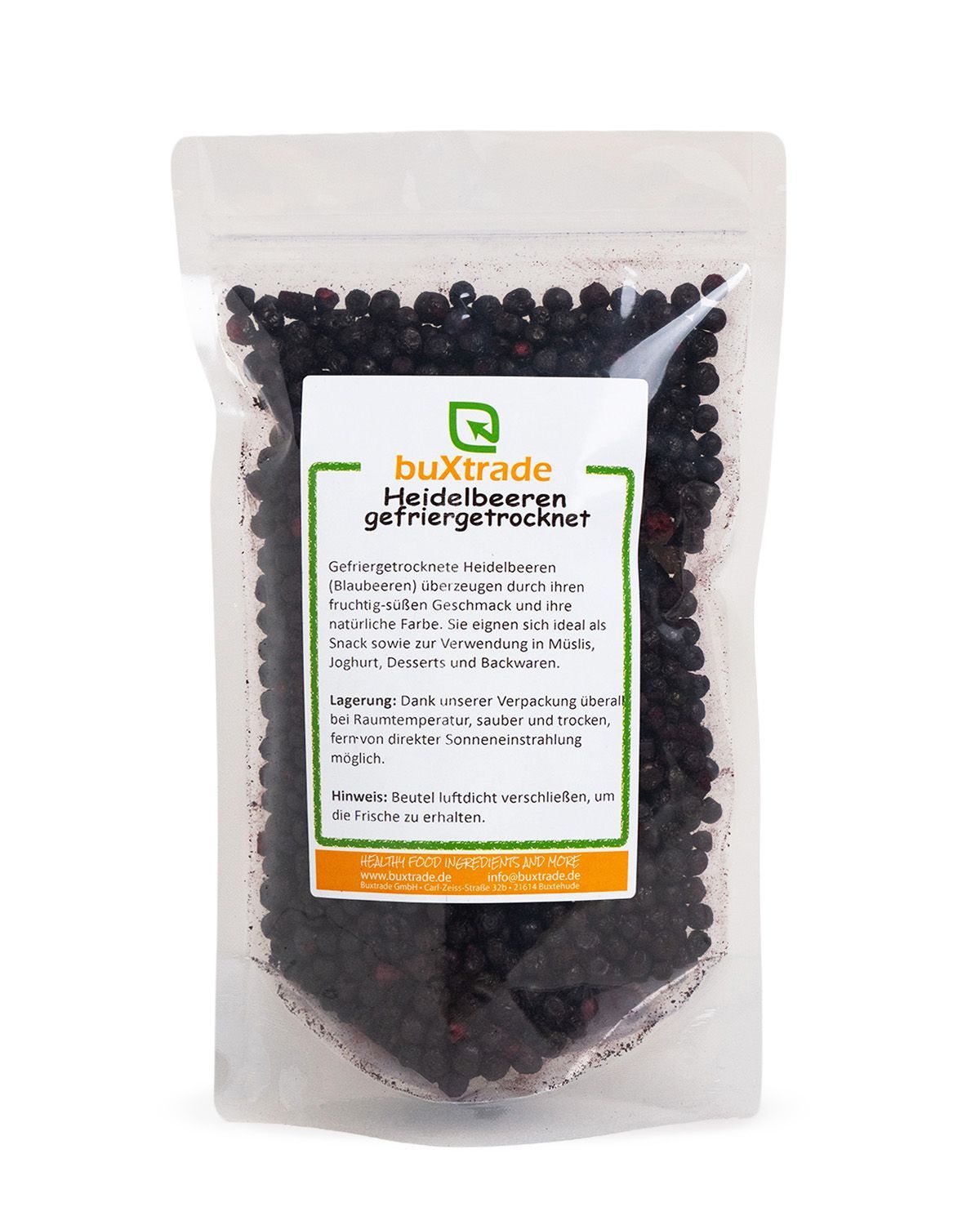 buXtrade Gefriergetrocknete Heidelbeeren