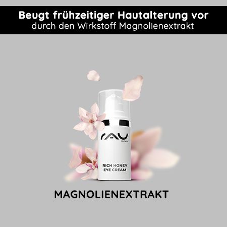 RAU Cosmetics Rich Honey Eye Cream - Reichhaltige Augencreme für trockene und reife Haut