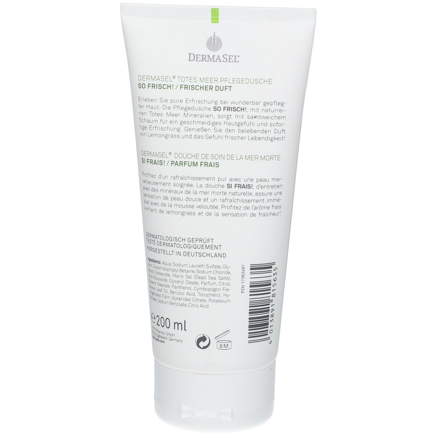 DERMASEL® PFLEGEDUSCHE SO FRISCH! LEMONGRASS