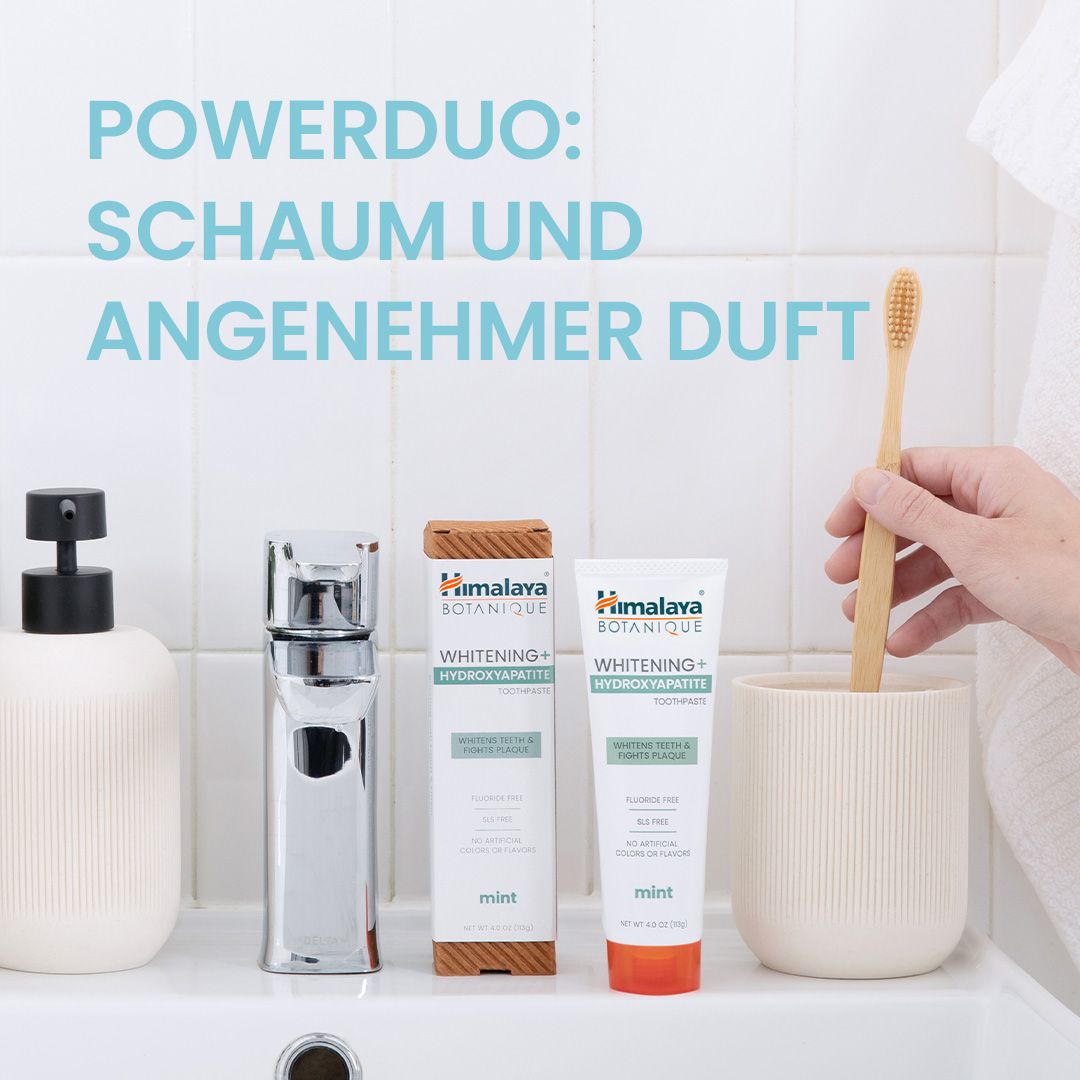 Himalaya Botanique Whitening-Zahnpasta mit Hydroxylapatit