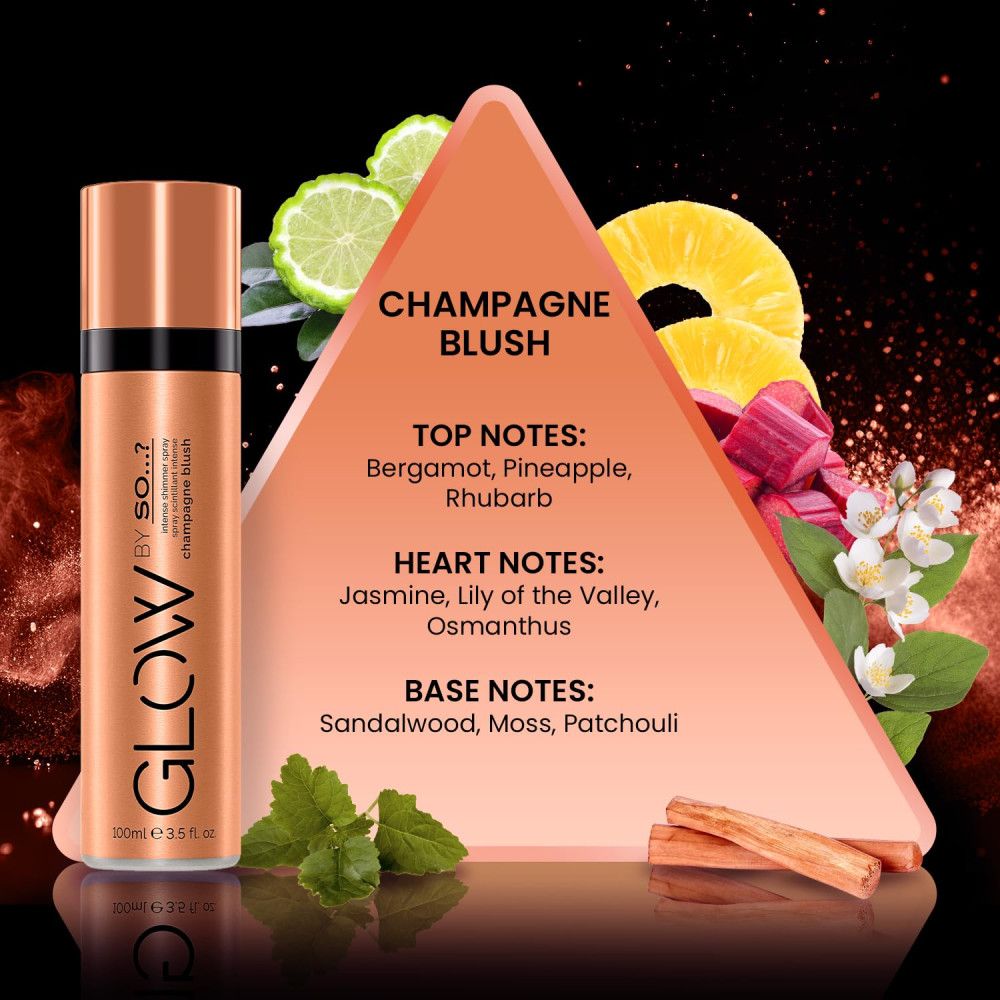 Glow By So...? - Intensive Funkenparfüm-Bodyspray - Champagne Blush 100ml