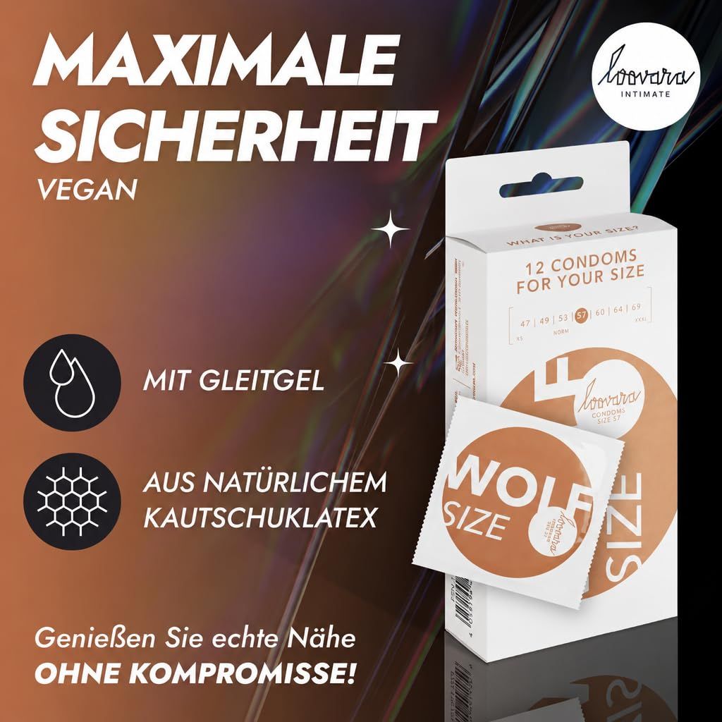Loovara Latex Free Kondome: 100% vegan, hypoallergen, ultra dünn, medizinisch.