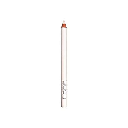 Gosh Kohl Eyeliner in Off White. Spitzer Bleistift mit silbernem Schriftzug.