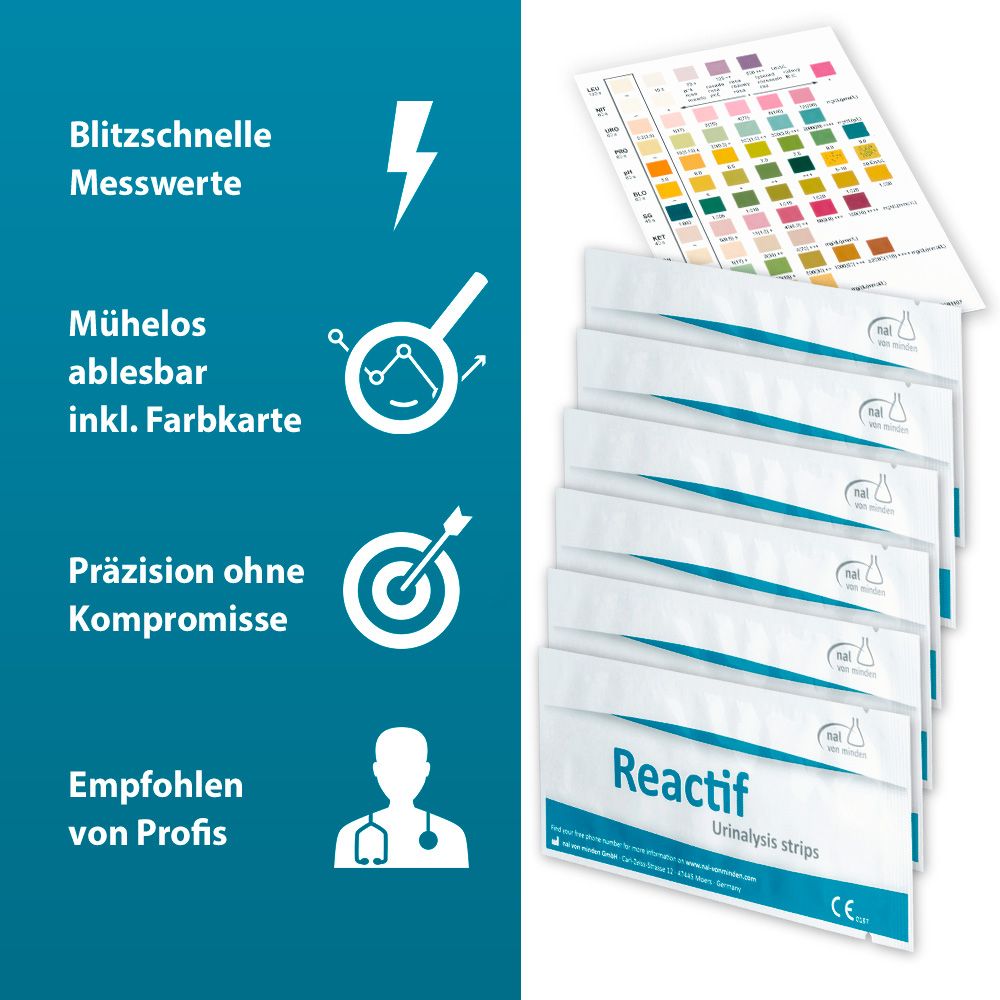 Reactif Gesundheitstest - Urin Teststreifen für 11 Parameter