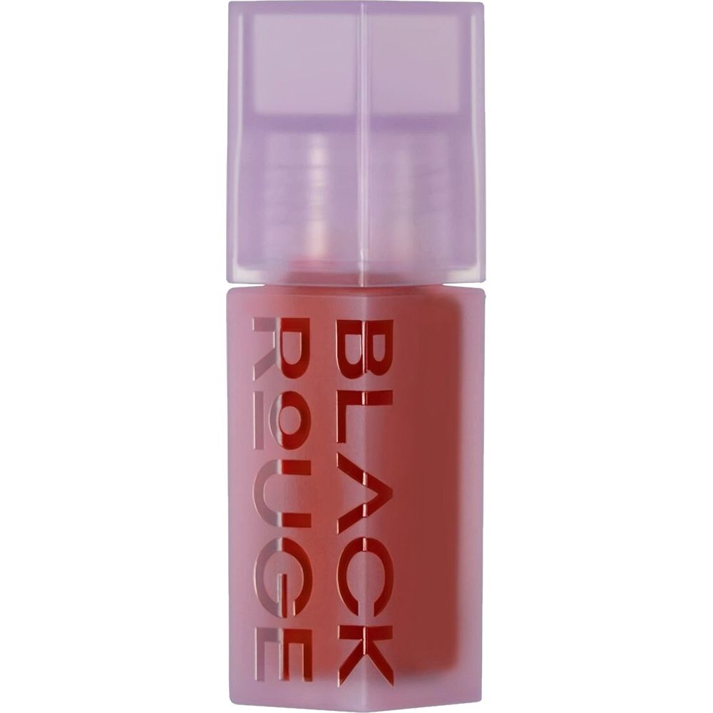 Lippenprodukt in rechteckiger Flasche mit Deckel. Aufschrift BLACK ROUGE. Farbton: DL13 Gothic jujube.