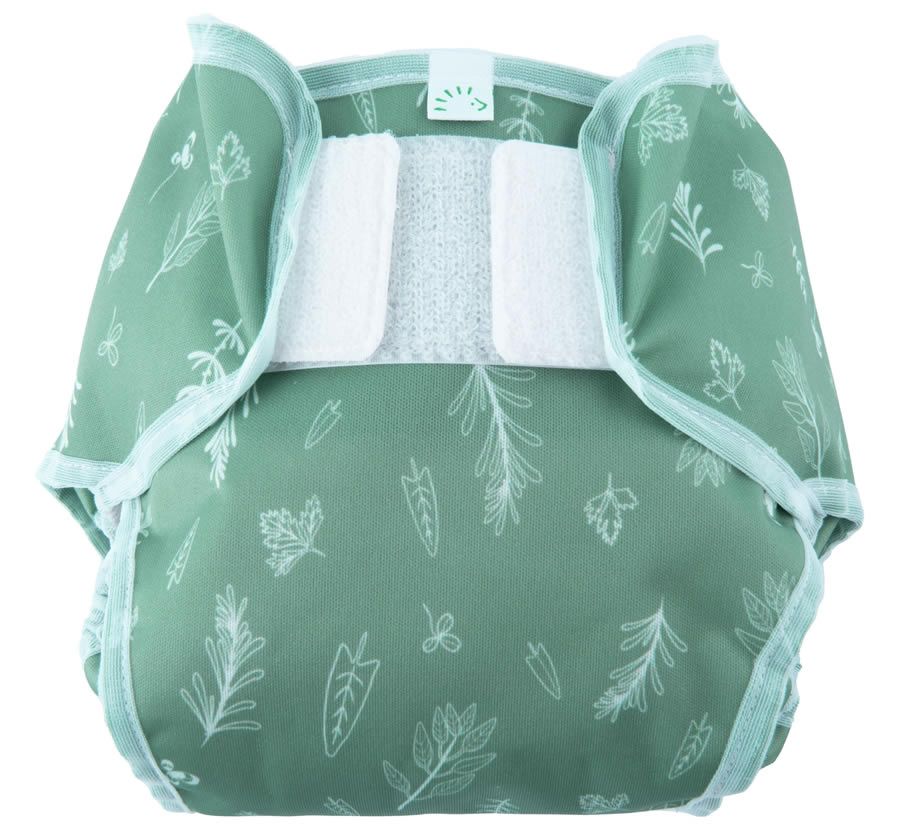 PopoWrap Überhose Gr. XL (+14 kg) Green Leaves