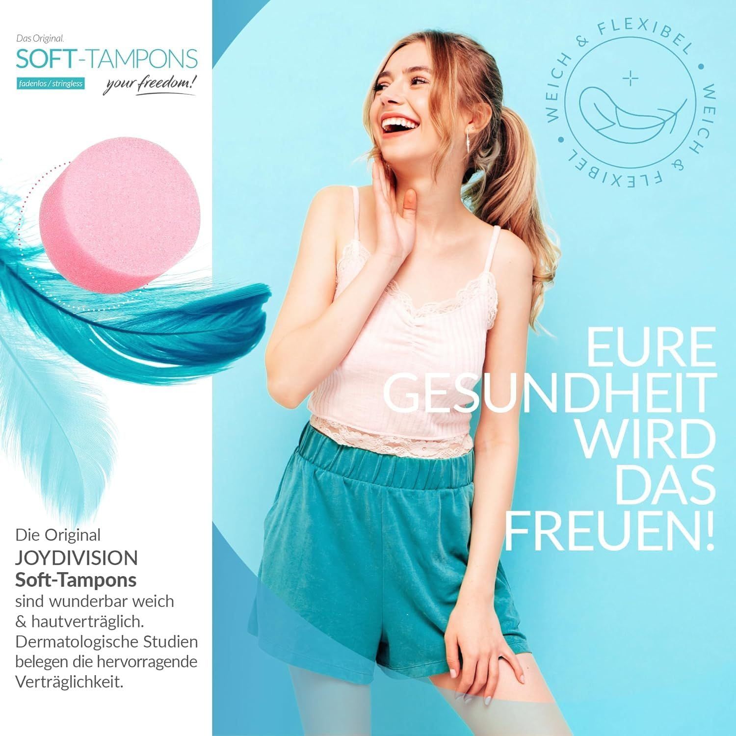 JOYDIVISION Soft-Tampon PRO. Weich und flexibel. Dermatologisch getestet.