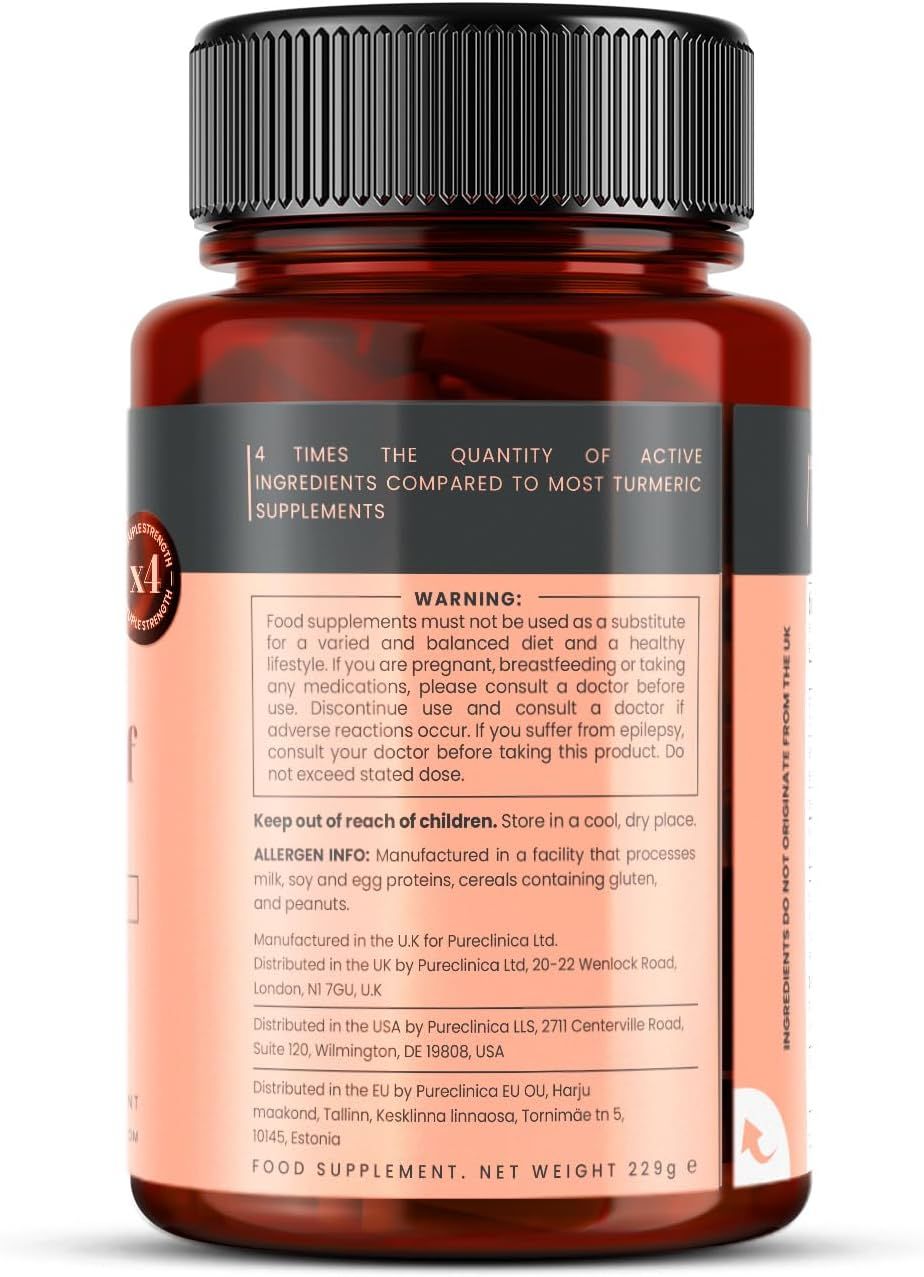 pureclinica Kurkuma Gelbwurz Tabletten