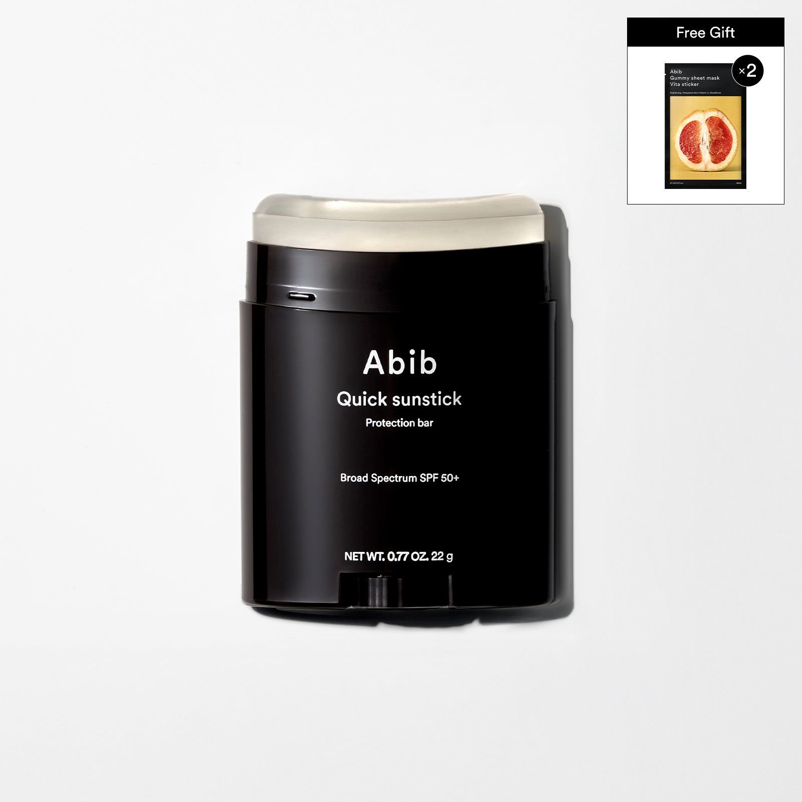 ABIB Quick Sunstick Protection Bar SPF50+ PA++++ mit kostenlosem Geschenk.