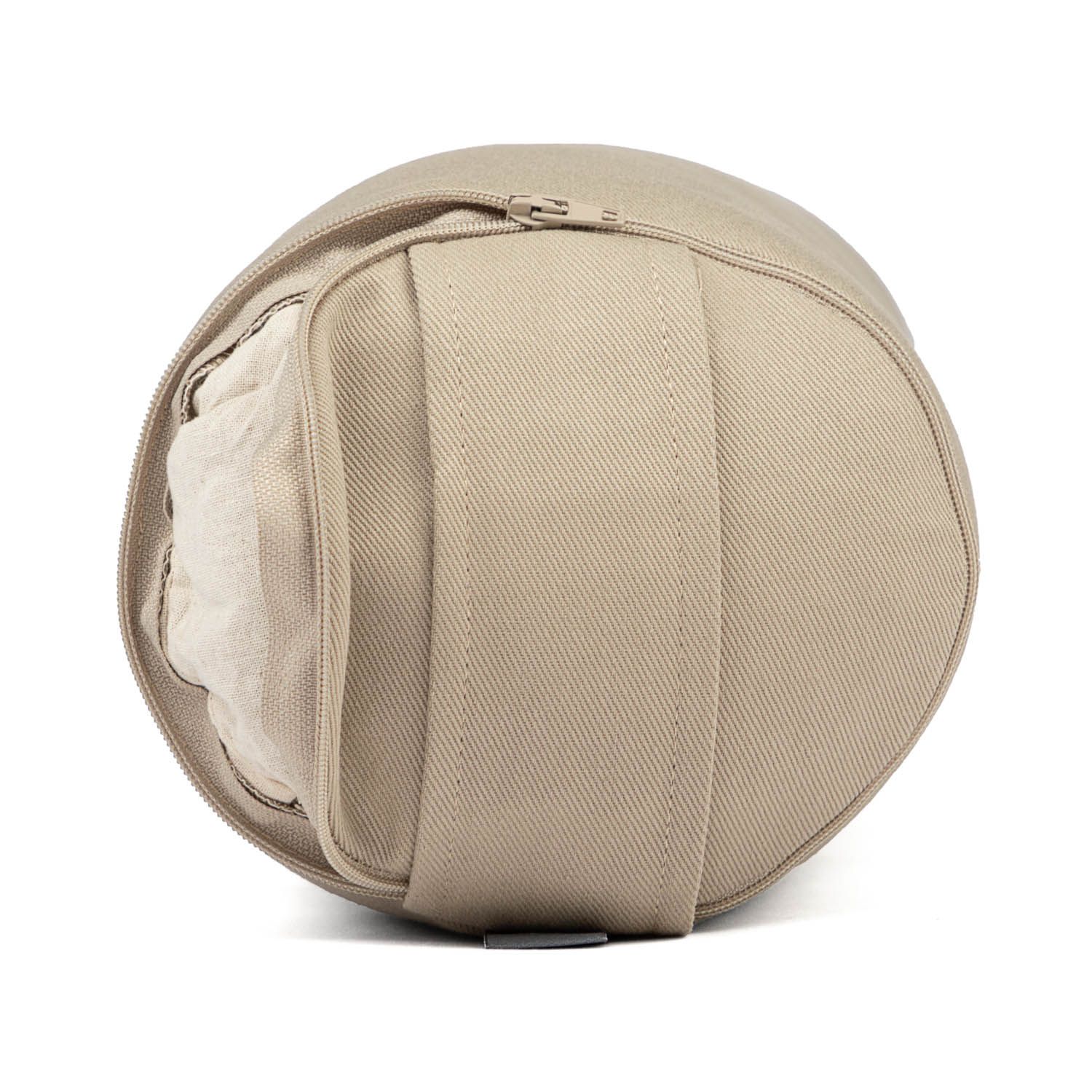 bodhi Yoga MINI BOLSTER ECO (Nackenrolle) Buchweizenschalen light taupe
