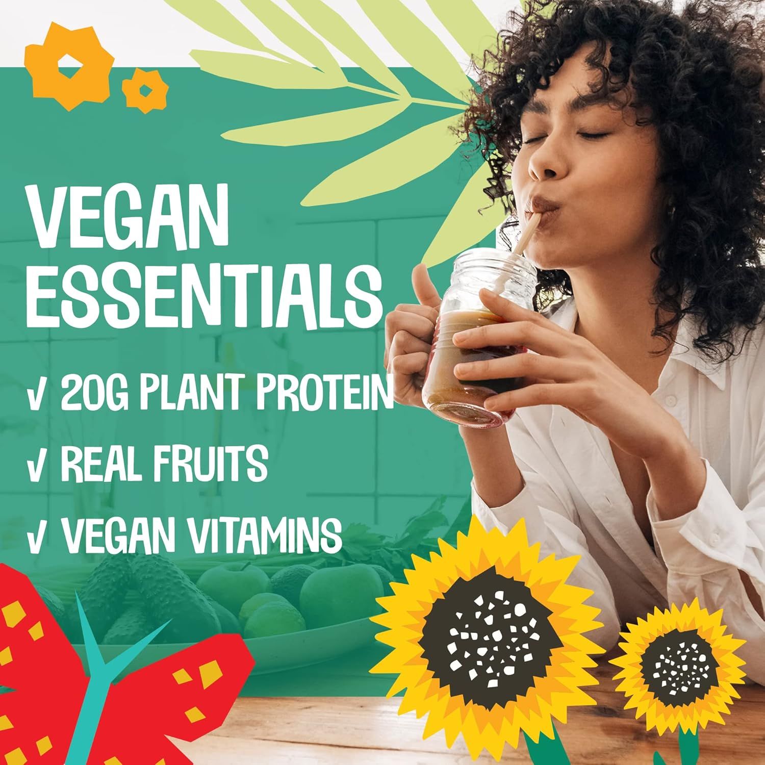 Boho Vegan Protein Schoko Pulver
