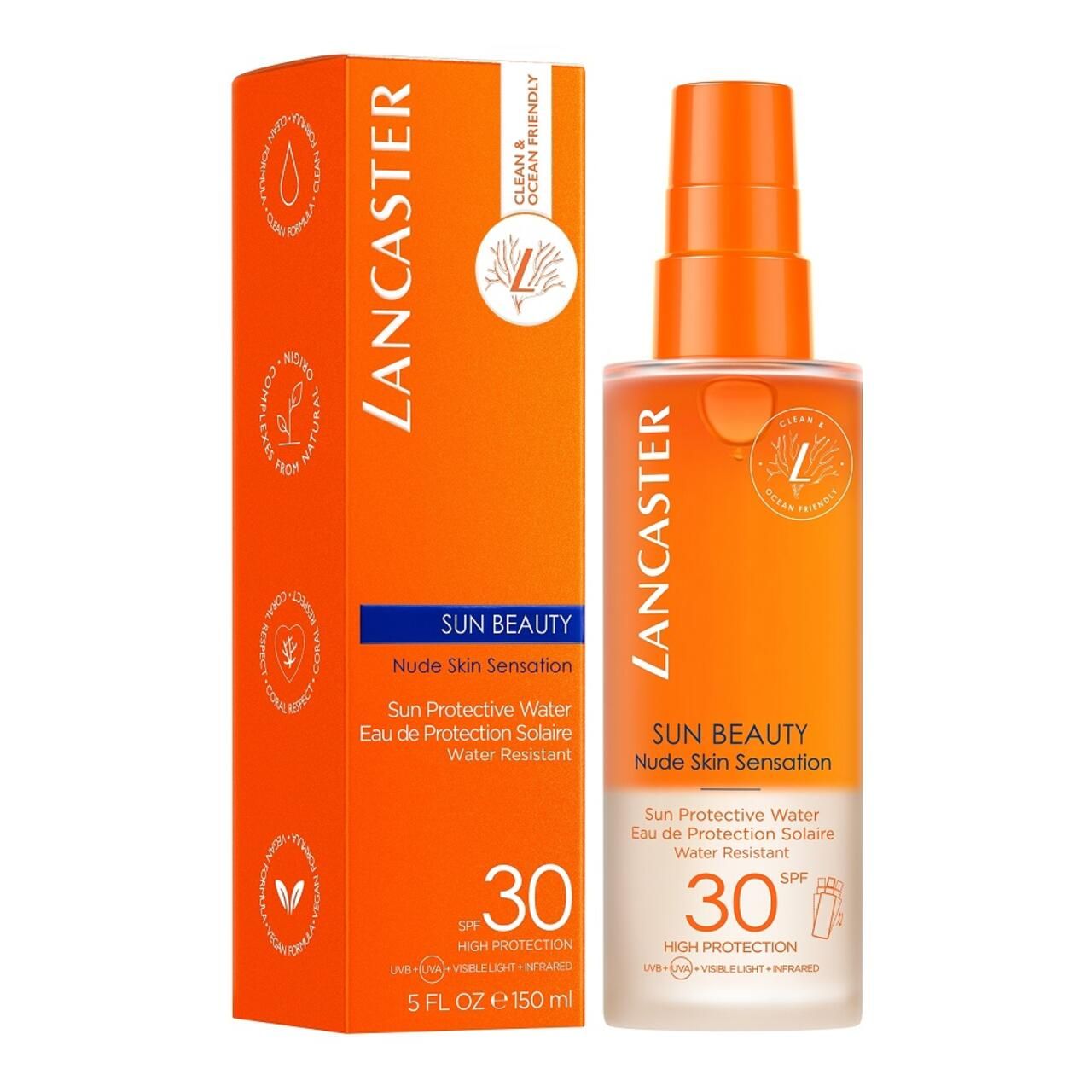 Lancaster Sun Beauty Protective Water Agua Spf30