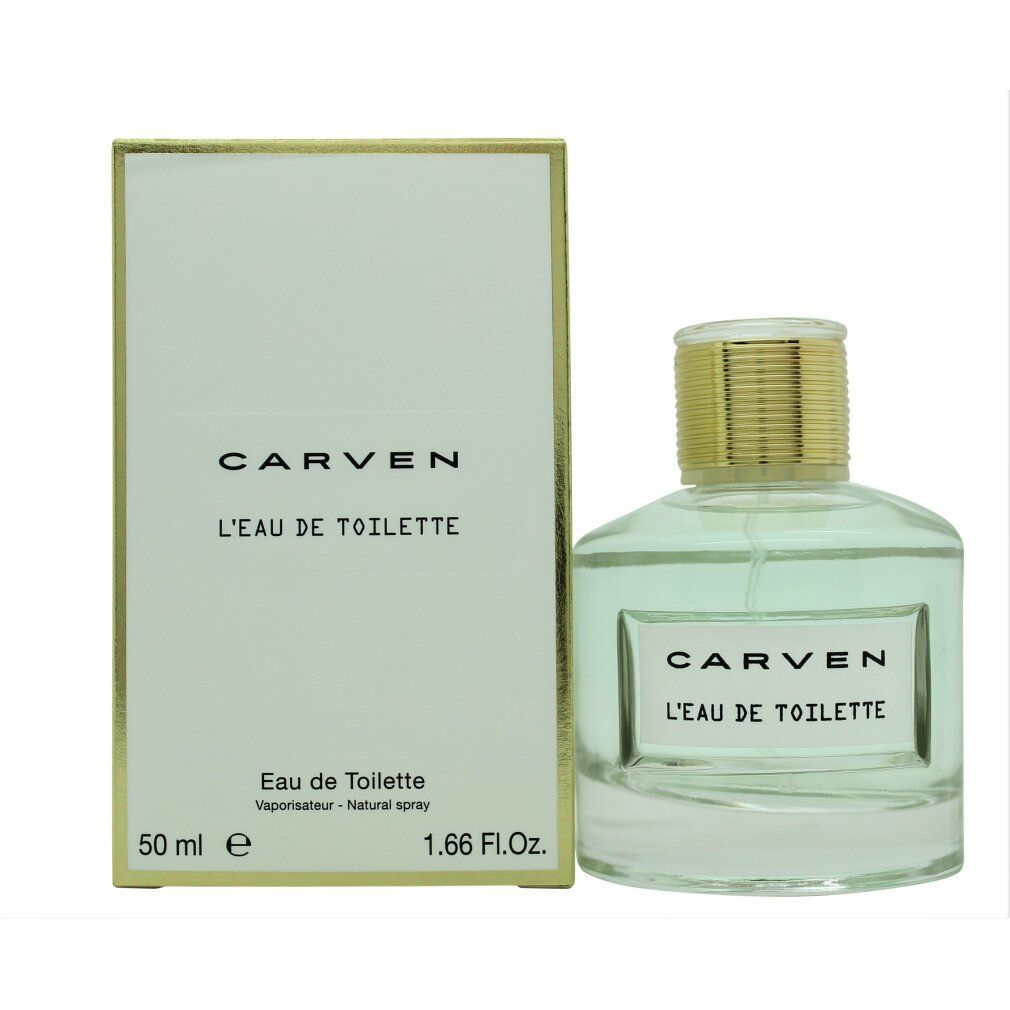 Carven L'Eau de Toilette Eau de Toilette Spray mit Verpackung.