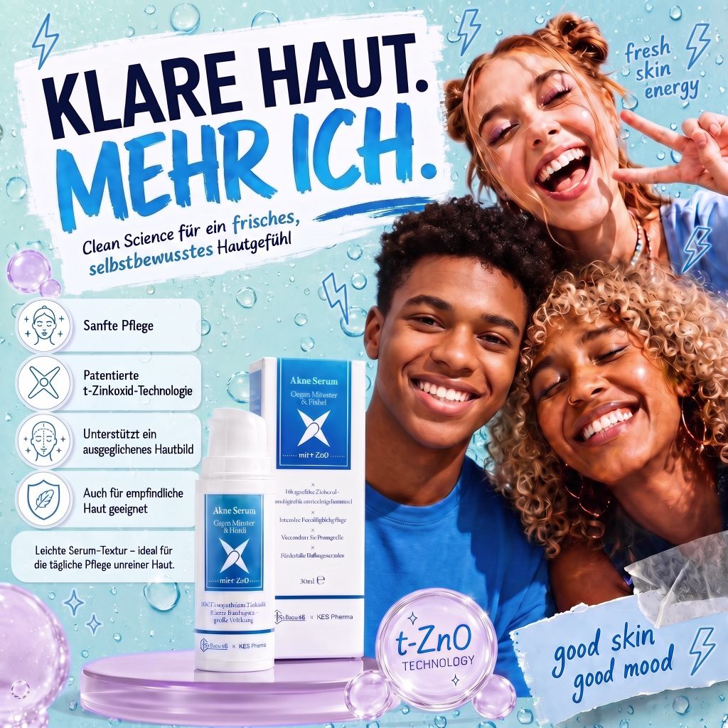 KES Pharma Akne-Serum mit tetrapodalem Zinkoxid (t-ZnO)