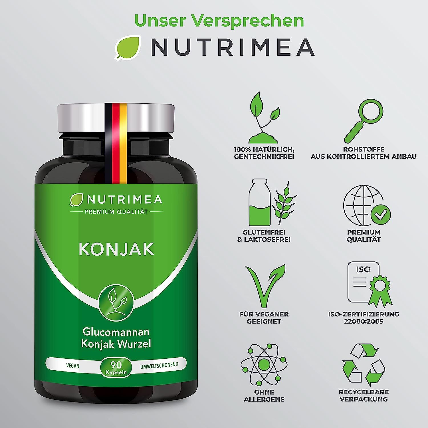 Nutrimea Glucomannan aus Konjak Wurzel