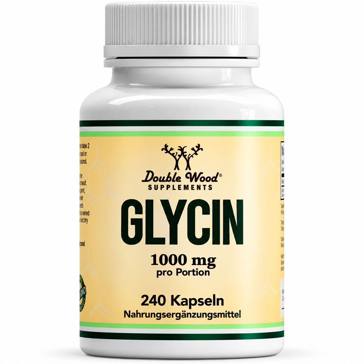 Flasche mit Creatine Monohydrate Tabletten.