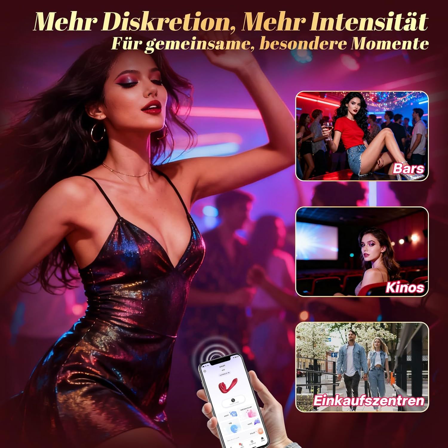 Tagnaff Rosen Vibrator KI-Steuerung Sex Spielzeug