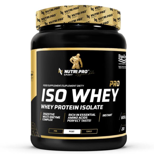 Nutri Pro Sport Iso Whey PRO - Molkenprotein-Isolat
