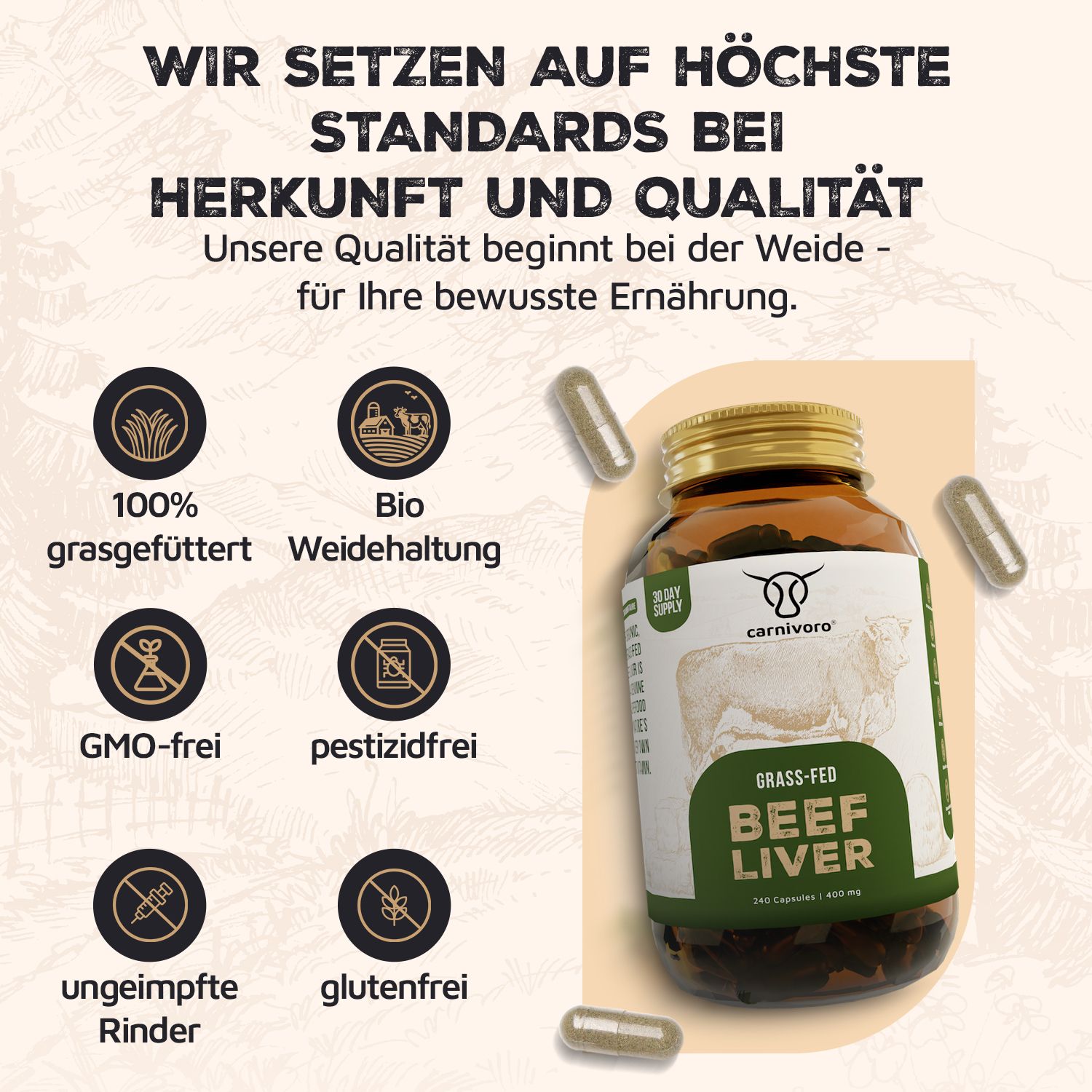 Carnivoro® Grass Fed Beef Liver