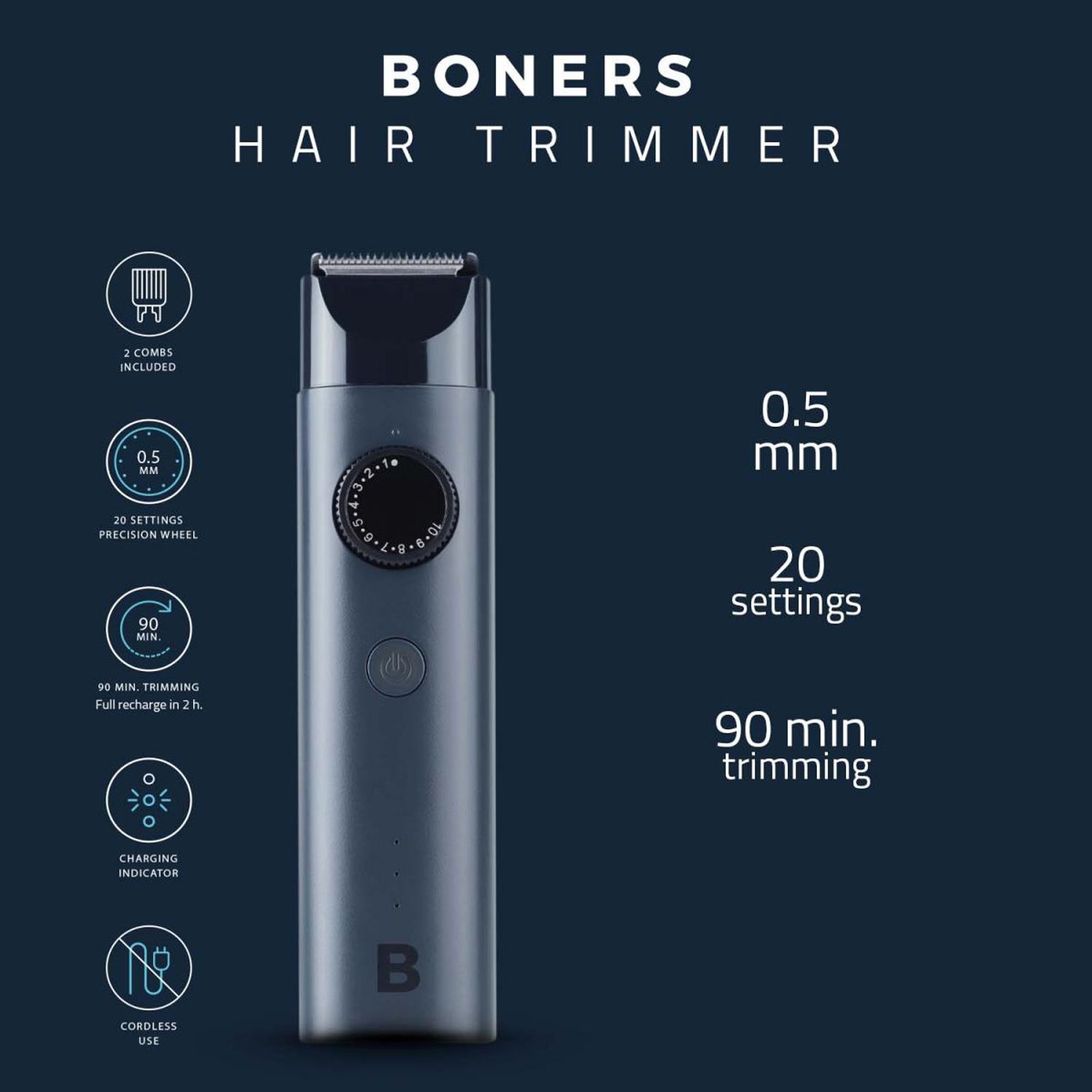 Boners - Intim Haartrimmer Rasierer Elektrisch Rasur