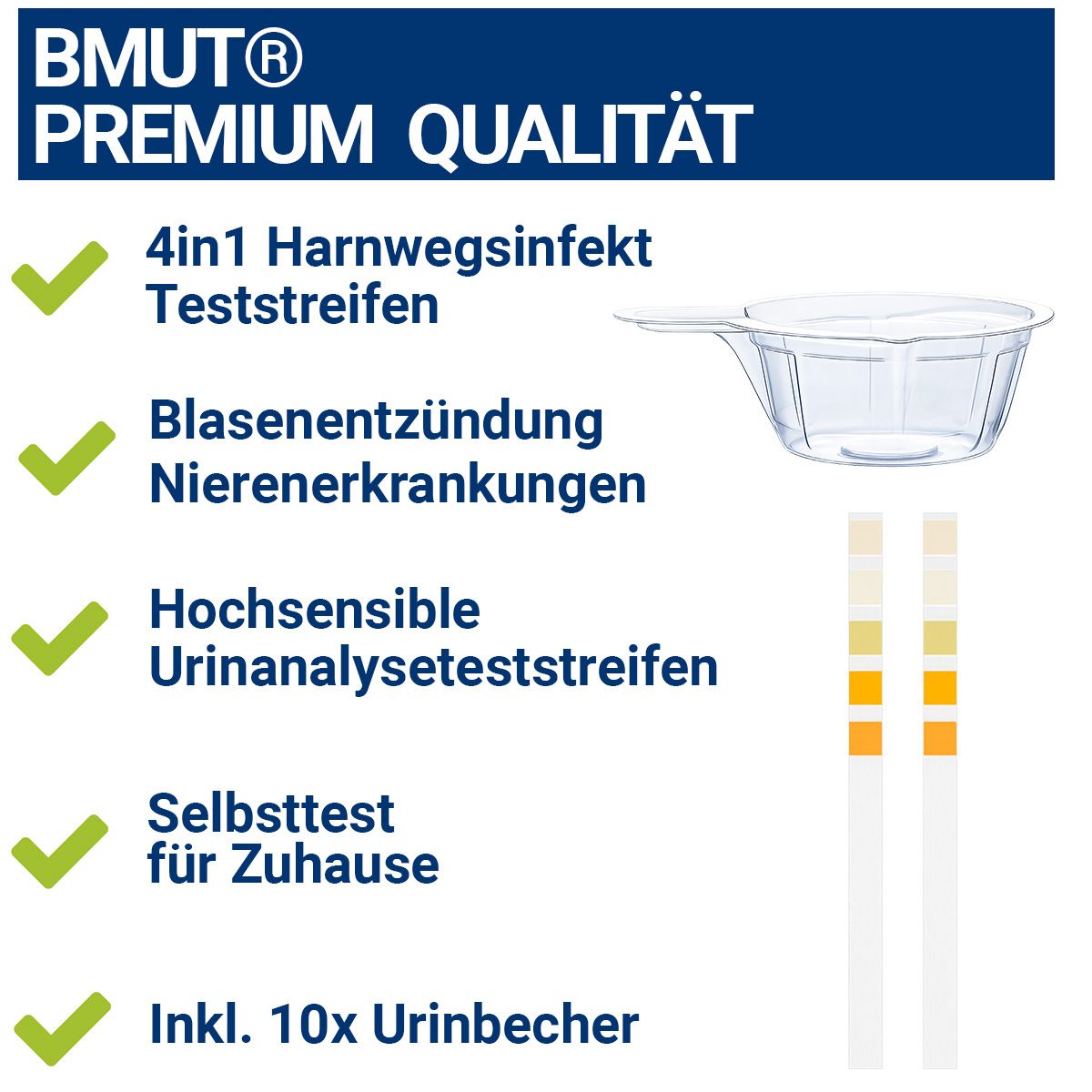 BMUT Harnwegsinfekt Teststreifen Blasenentzündung