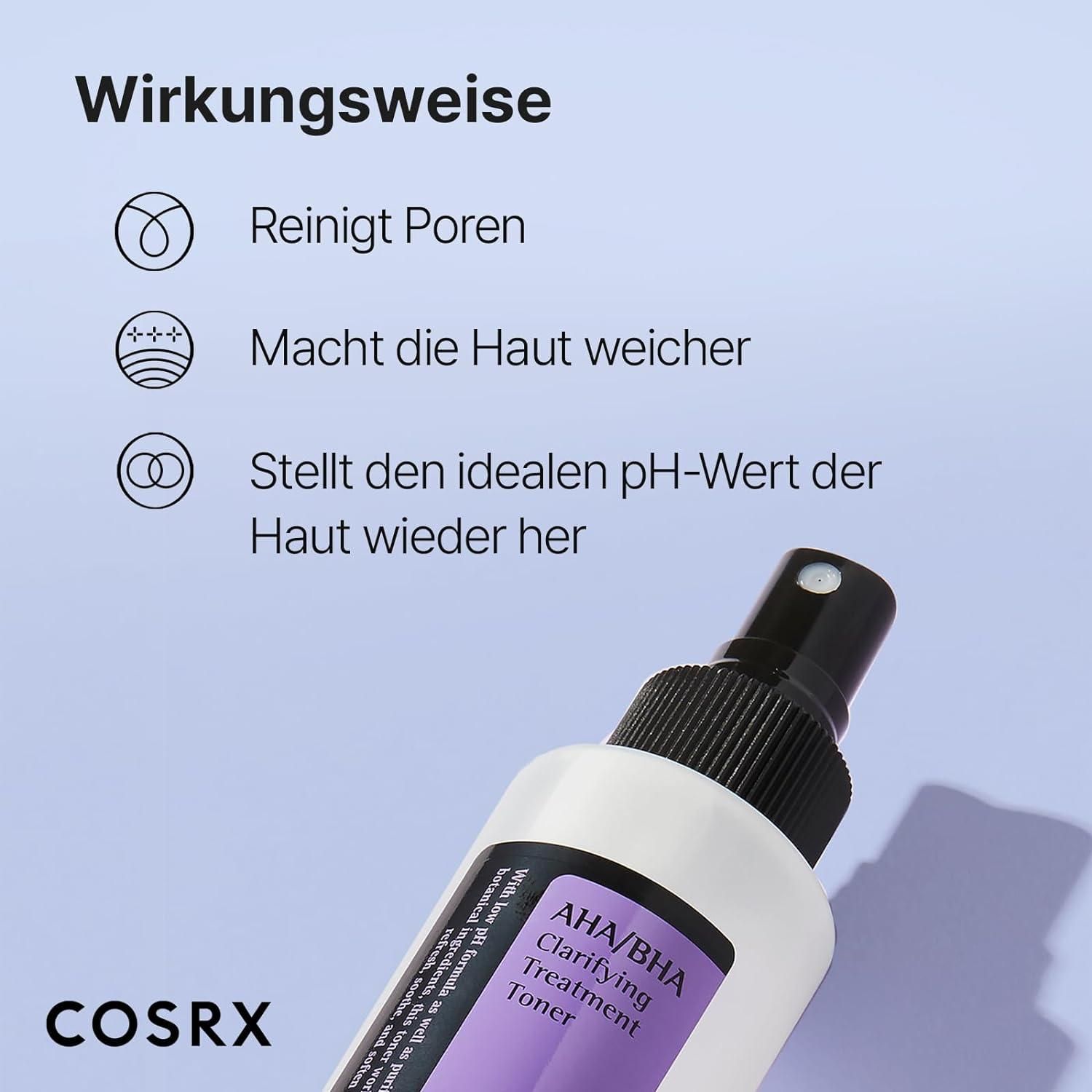COSRX AHA/BHA Clarifying Treatment Toner