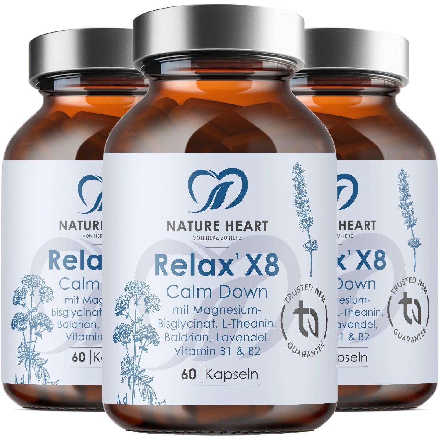Nature Heart Relax X8