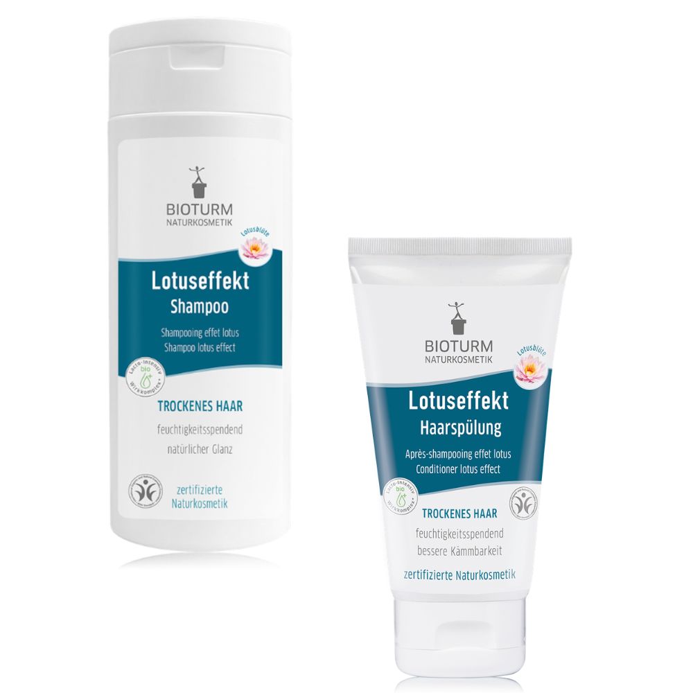 BIOTURM Lotuseffekt Shampoo & Haarspülung Set