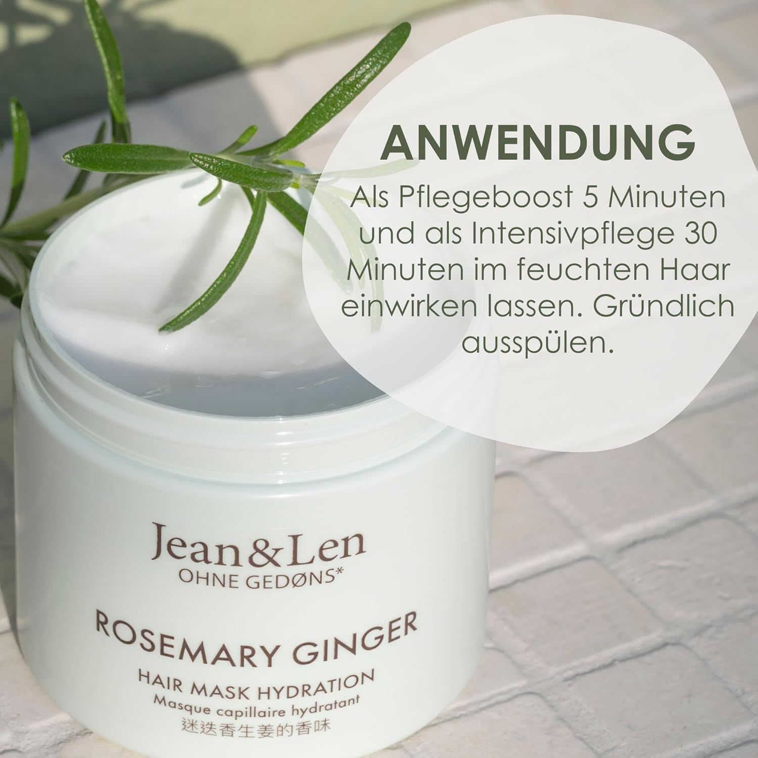 Jean & Len Hair Mask Rosemary und Ginger