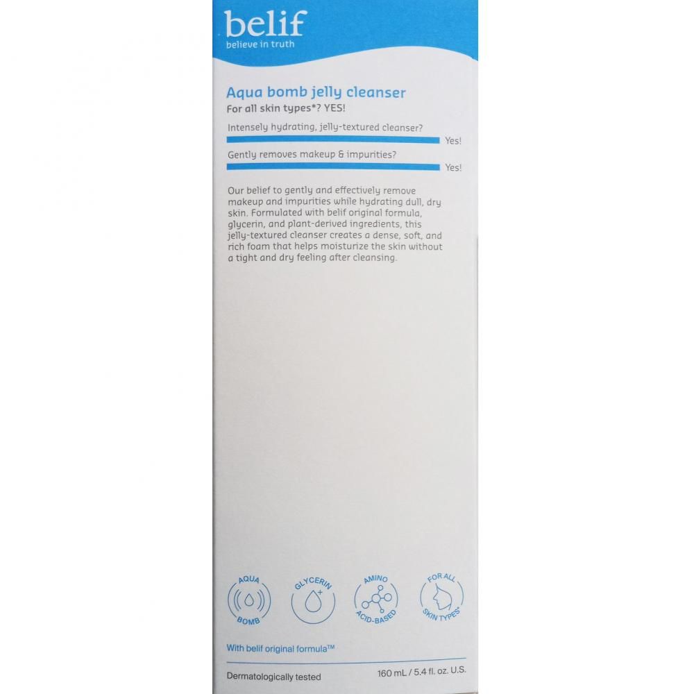 BELIF Aqua Bomb Jelly Cleanser – Reinigungsgel mit Aminosäuren und Glycerin