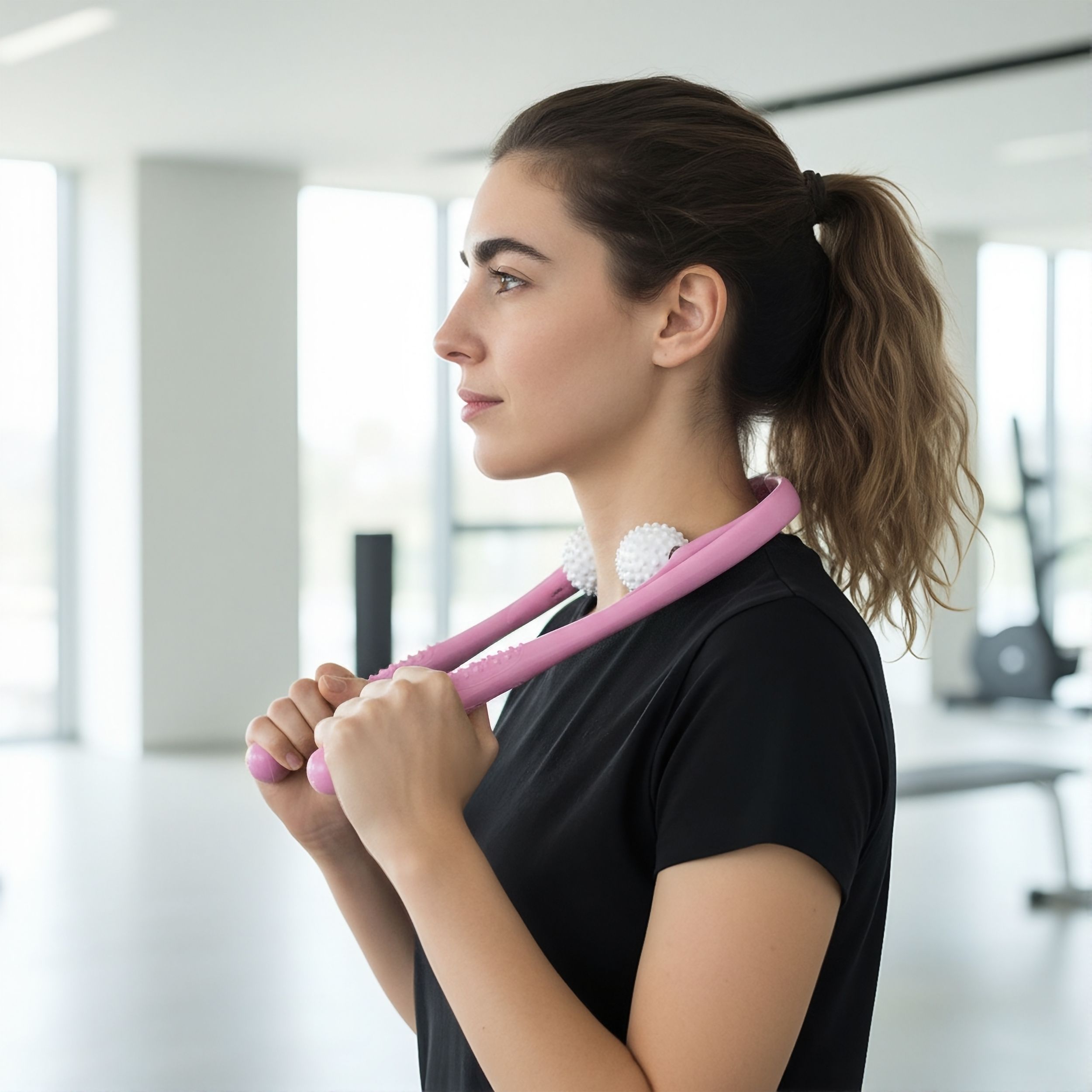 Manueller Nacken- & Schultermassager – Gezielter Druck auf Nacken & Trapezmuskel, Muskelentspannung