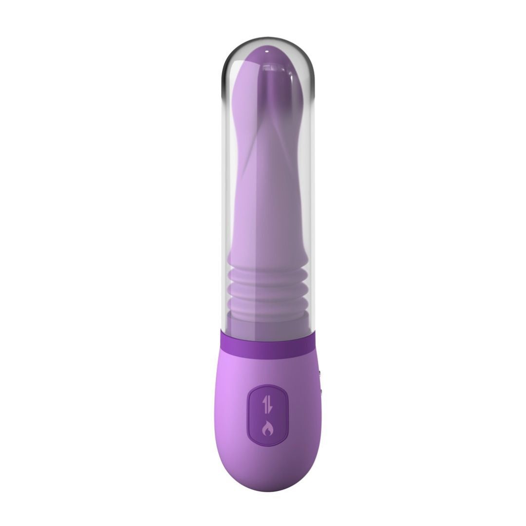 Wiederaufladbarer Stoßvibrator mit Heizfunktion | 7 Vibrationsmodi | Fantasy for Her
