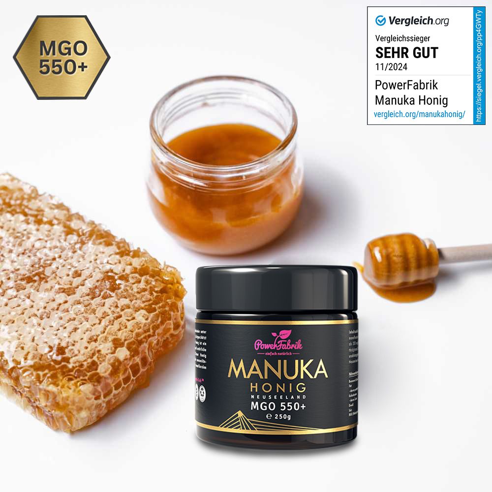 PowerFabrik Manuka Honig, MGO 550+