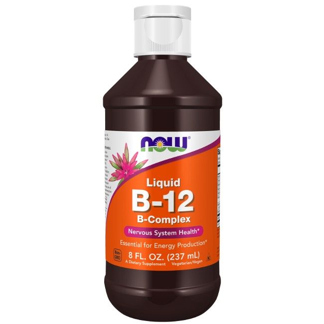 Now Foods Vitamin B-12-Komplex flüssig 237 ml