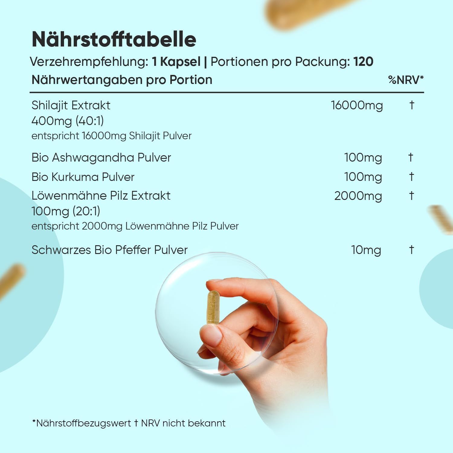 WeightWorld Himalaya Shilajit (Mumijo) Komplex Kapseln