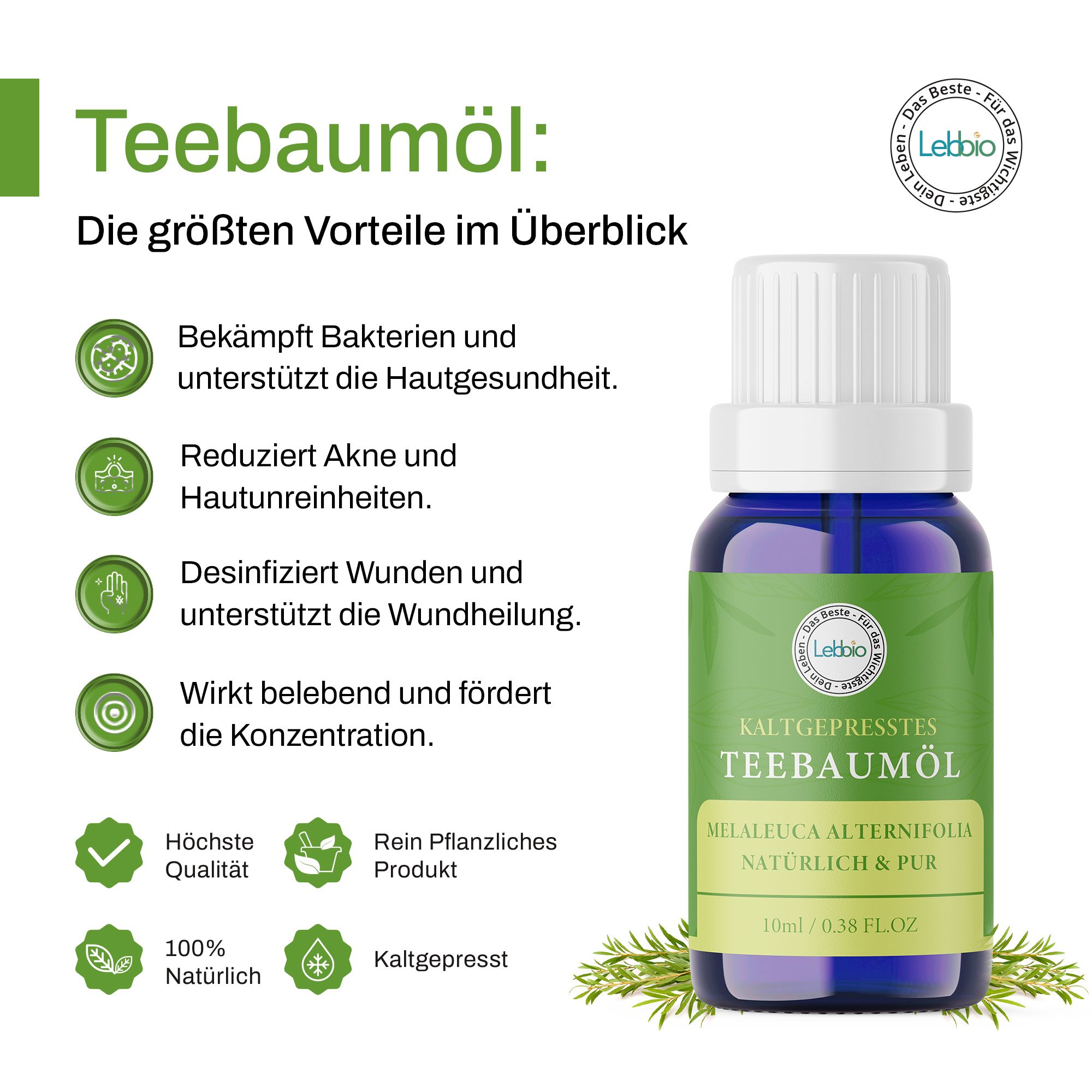 Lebbio Teebaumöl