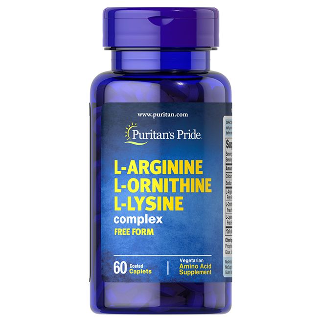 Puritan's Pride L-Arginin L-Ornithin L-Lysin