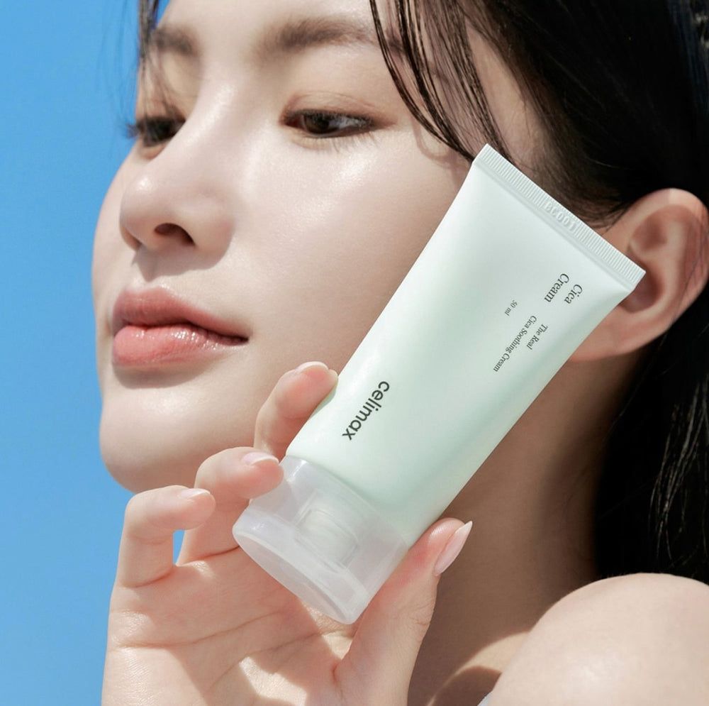 CELIMAX The Real Cica Beruhigungscreme – beruhigende Gesichtscreme mit Centella