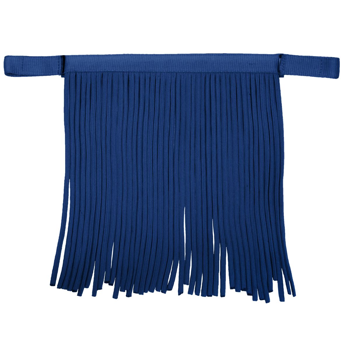 Fliegenfransenschutz Salon, Gr. Pony, marineblau. Mit Fransen und Befestigungsriemen.