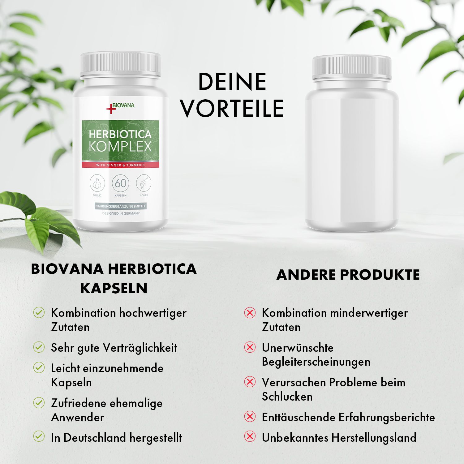 Biovana Herbiotica - Natürliches Antibiotika