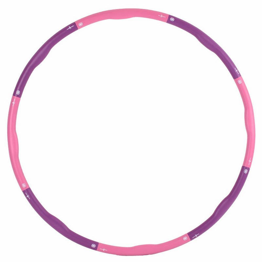 Hoopomania Light Hoop Rosa/Violett Schaumstoff-Hula-Hoop, 1,2 kg, Ø 100 cm