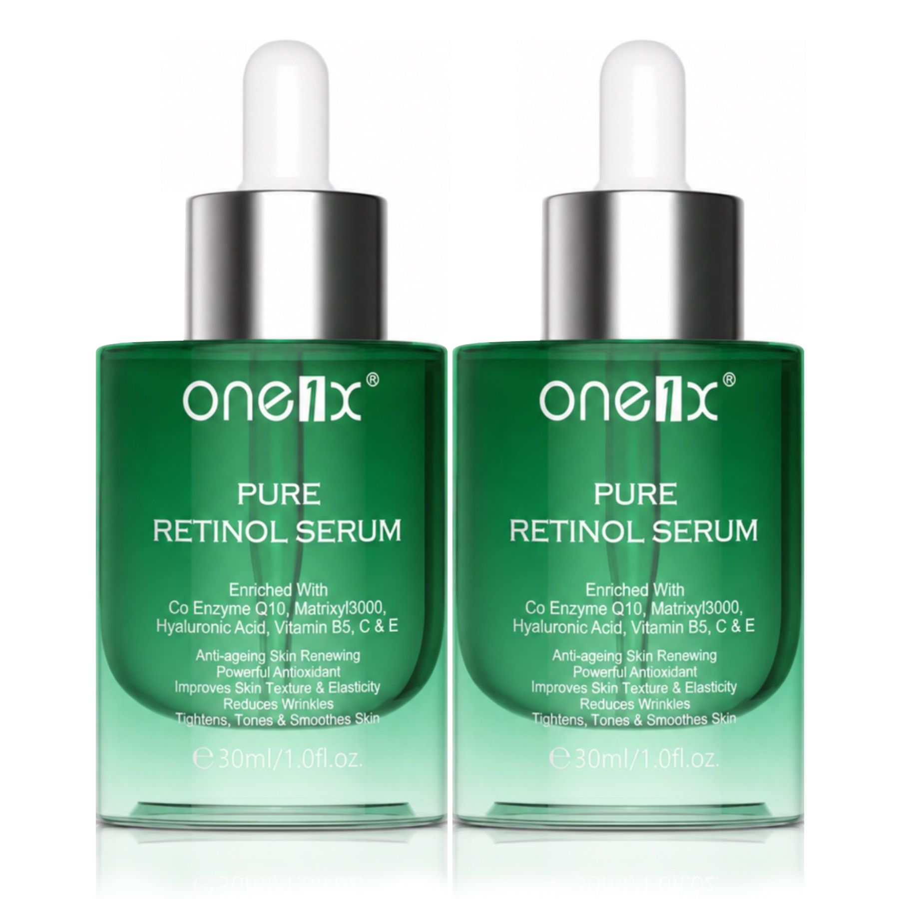 P-beauty Gesichtsserum Retinol Serum Hyaluronsäure Vitamin B5 C E