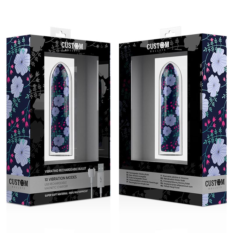 Custom Bullets - Spring - Mini-Vibrator mit Magnetladung