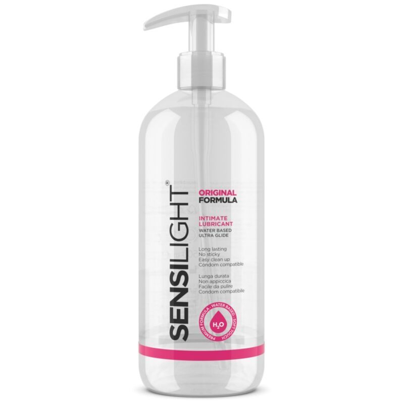 Sensilight Gleitgel Flasche mit Pumpspender, Originalformel, wasserbasiert.