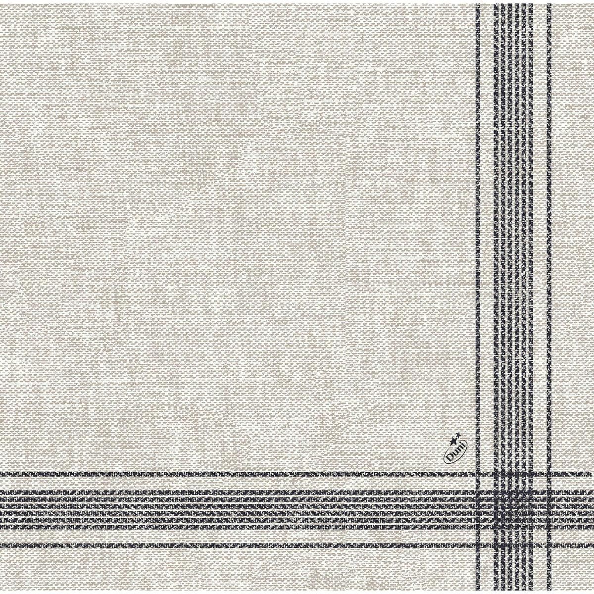 12x Dunilin-Servietten 40 x 40  1/4 Falz Cocina black