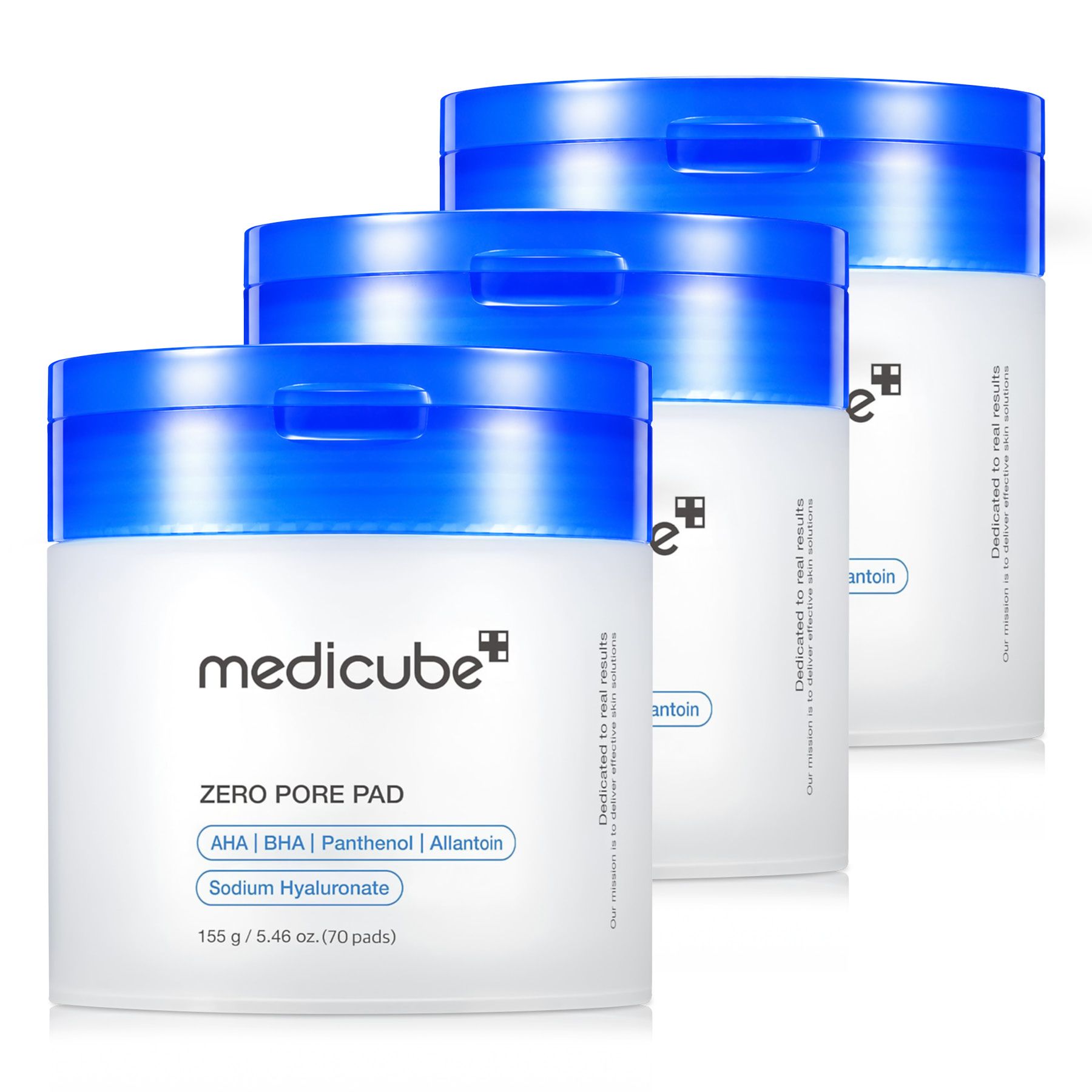 Medicube Zero Pore Pad Gesichtsreinigung Toner Doppelseitige Reinigungspads AHA BHA