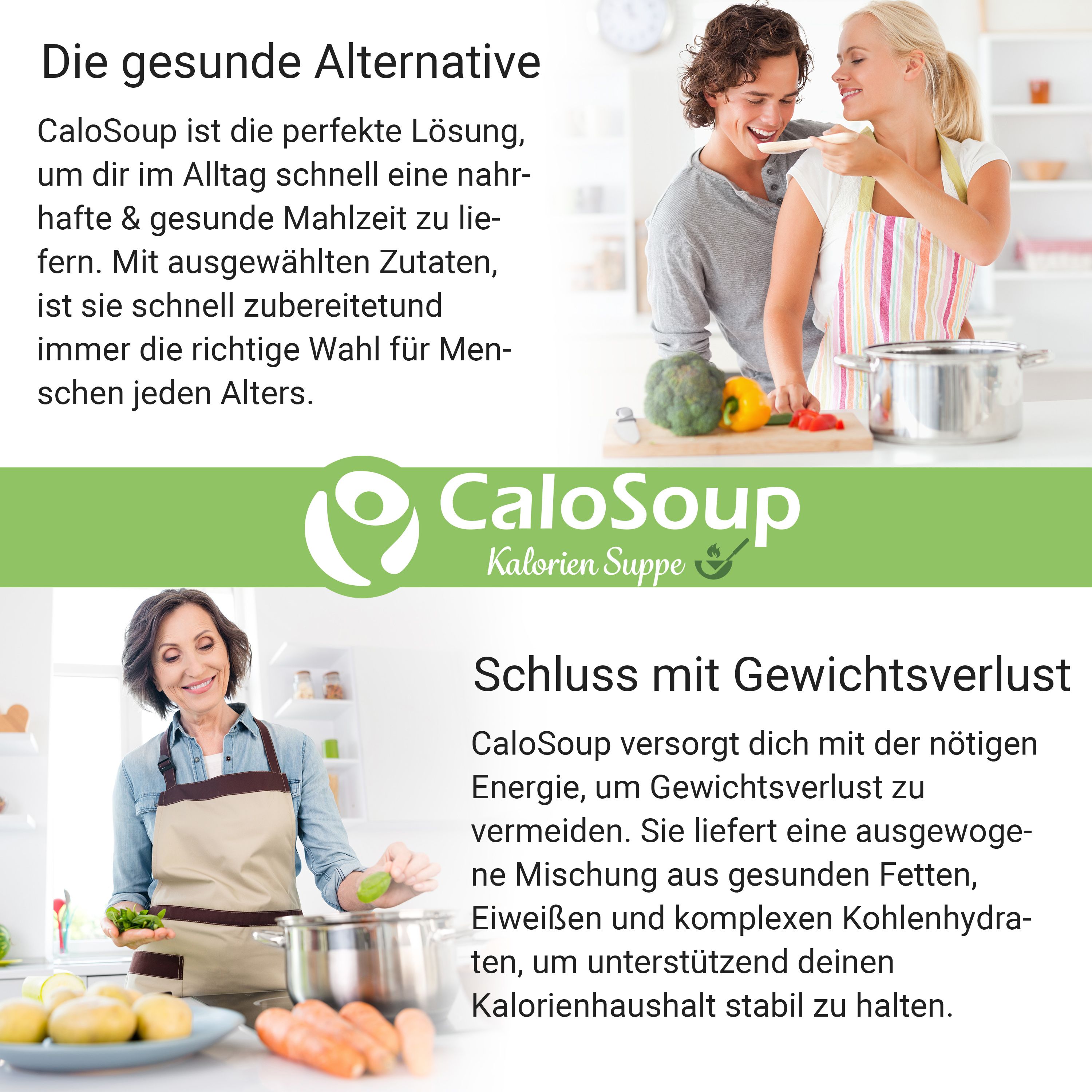 CaloSoup von Calovital - Gourmet Suppe als hochkalorische Nahrung