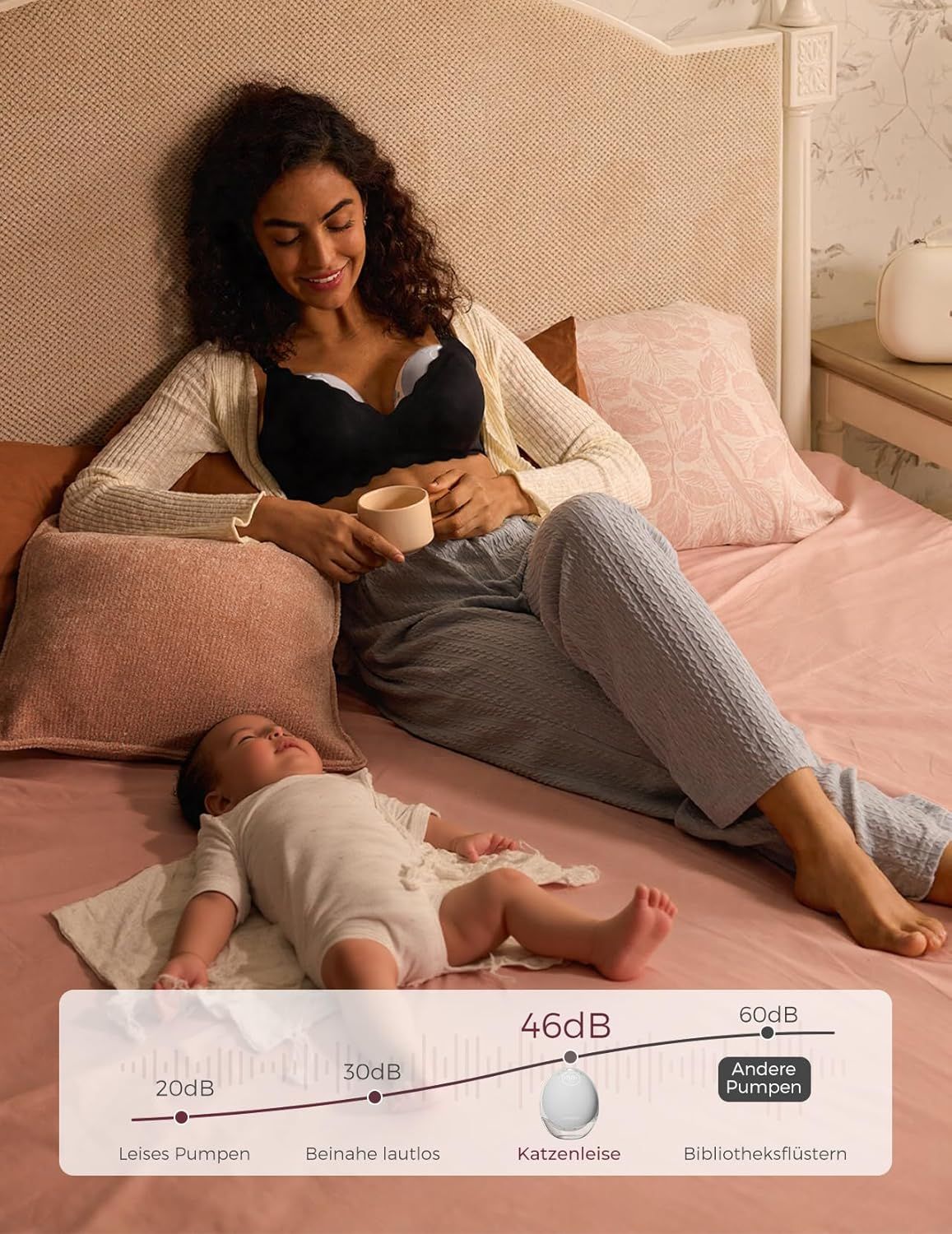 Momcozy Freihändige Milchpumpe Mobile Flow