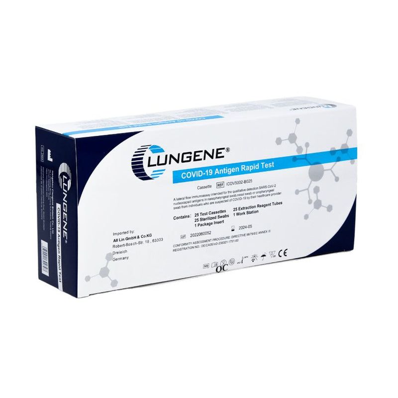 Clungene Antigen COVID-19 Schnelltest - 3in1 Professional + Gratis Nanovio FFP2