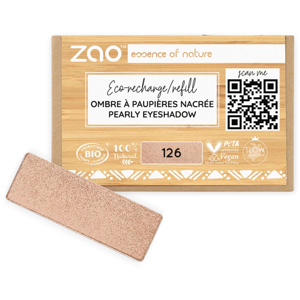 ZAO MAKE UP EYESHADOW ULTRA SHINY RECHTECKIG